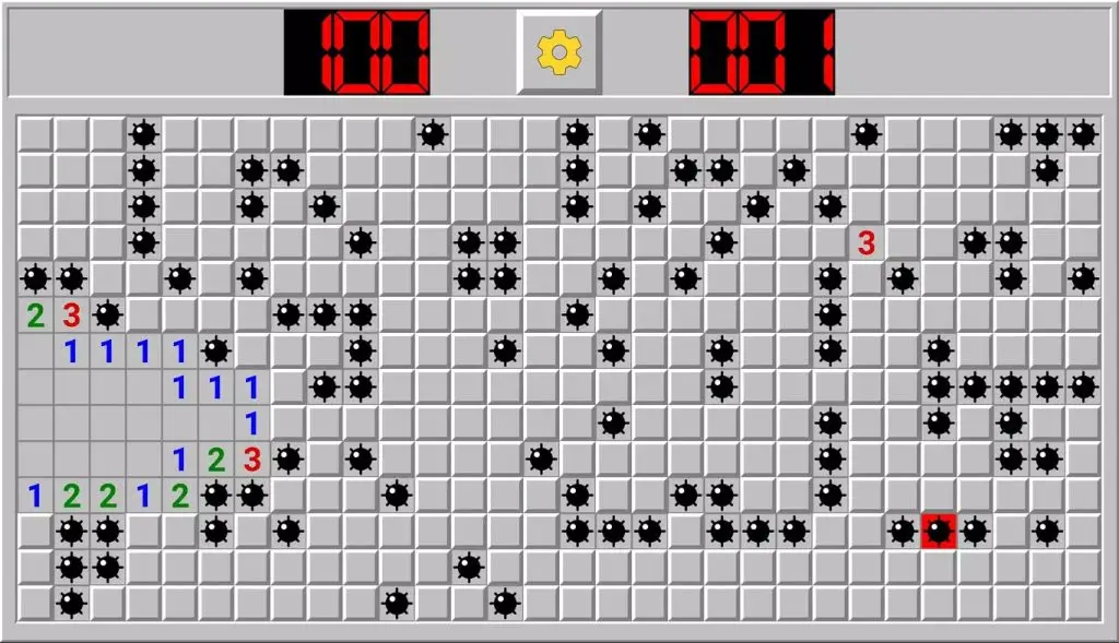 Minesweeper gameplay