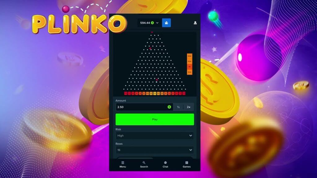 Plinko mobiel